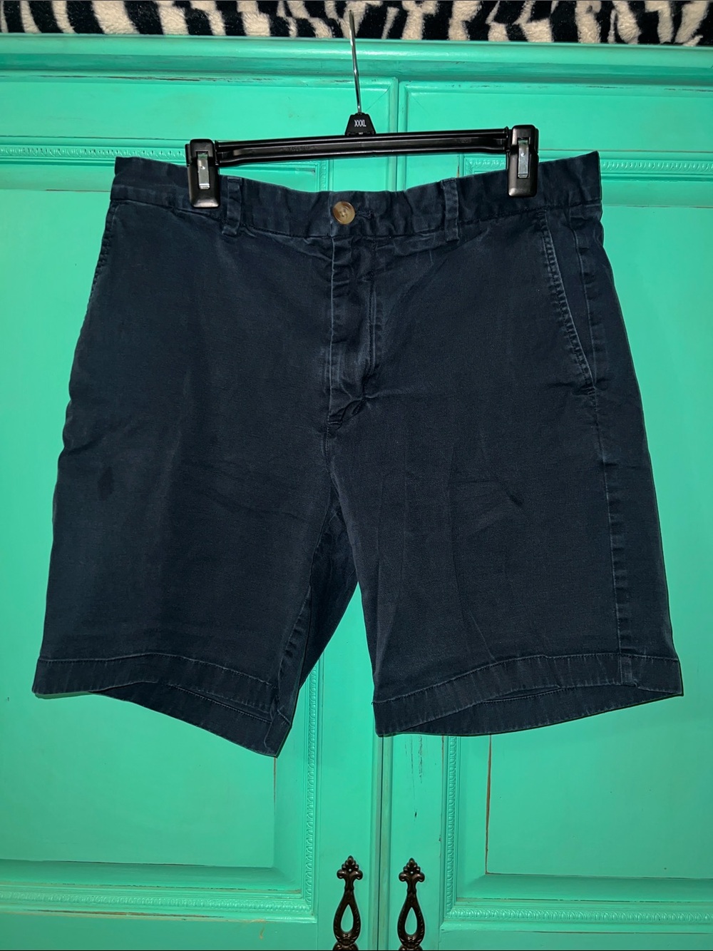 Men’s Vineyard Vines Navy Flat Front Cotton Shorts